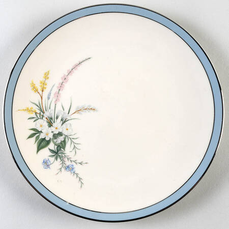 True Love Strata Blue (Rim & Coupe) Coupe Salad Plate
