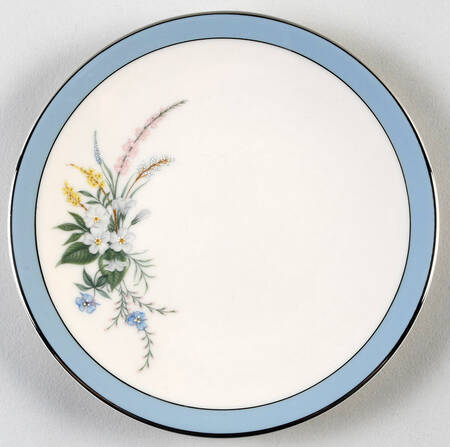 True Love Strata Blue (Rim & Coupe) Coupe Bread & Butter Plate