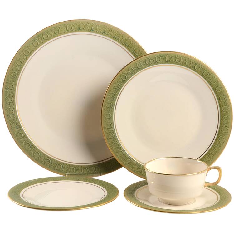 Antique Green 40 Piece Estate Set