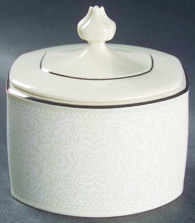 Applique Sugar Bowl & Lid