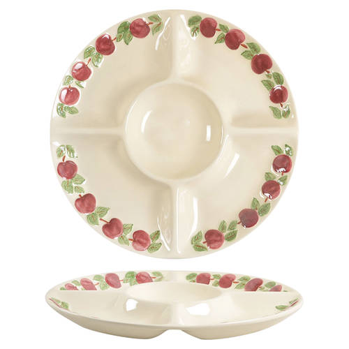 Apple (England Backstamp) 1 Piece Chip & Dip