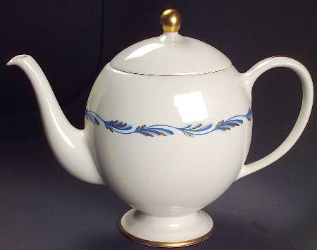 Arcadia Blue Teapot & Lid