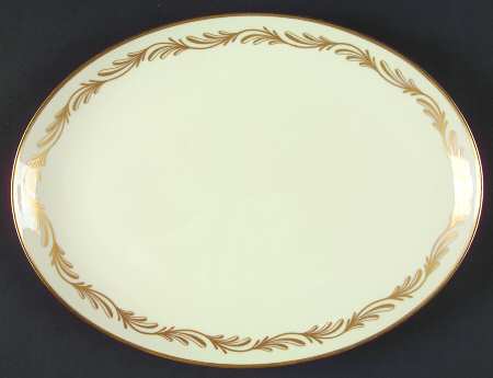 Arcadia Gold 12" Oval Serving Platter