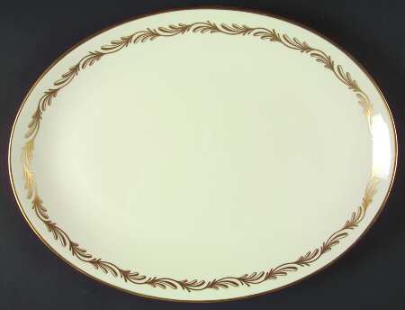 Arcadia Gold 16" Oval Serving Platter