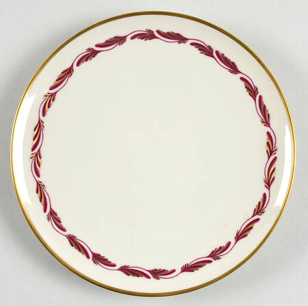 Arcadia Maroon Saucer for Cream Soup Bowl