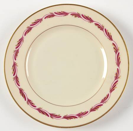 Arcadia Maroon Bread & Butter Plate