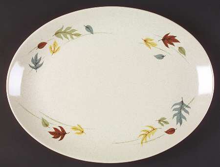 Autumn 16" Oval Serving Platter