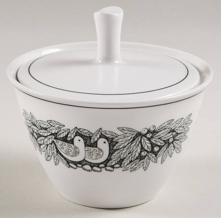 Bird 'N Hand Sugar Bowl & Lid