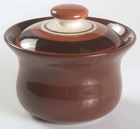 Bittersweet Sugar Bowl & Lid by Franciscan