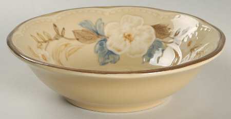 Bouquet (Tan Background) Coupe Cereal Bowl