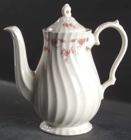 Brides Bouquet Coffee Pot & Lid