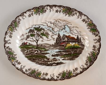 The Brook 14" Oval Serving Platter
