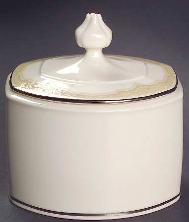 Castile Sugar Bowl & Lid