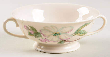 Chelan Footed Cream Soup Bowl