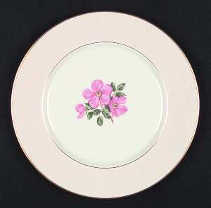 Cherokee Rose (Thin Gold Band, Palomino Shape) by Franciscan