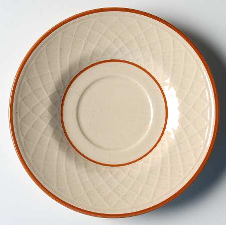 Chestnut Weave Saucer