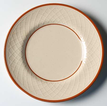 Chestnut Weave Salad Plate