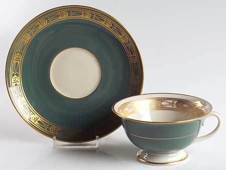Cimarron Footed Cup & Saucer Set