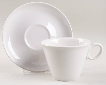 Cloud Nine Flat Cup & Saucer Set