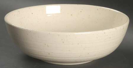 Country Craft Almond Cream 7" Round Vegetable Bowl