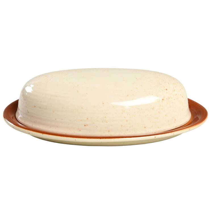 Country Craft Russet Brown 1/4 Lb Covered Butter