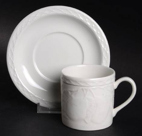 Country Fayre Flat Demitasse Cup & Saucer Set