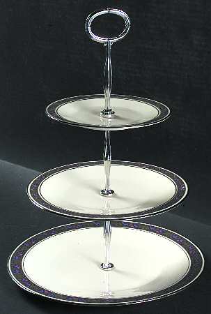Constantine 13 7/8"-14 1/4" 3-Tiered Serving Tray(DP,SP,BB) HC