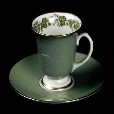 Concord Footed Demitasse Cup & Saucer Set