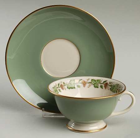Concord Footed Cup & Saucer Set