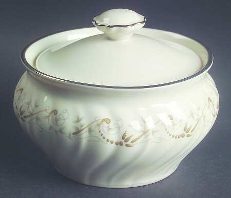 Corinthian Sugar Bowl & Lid