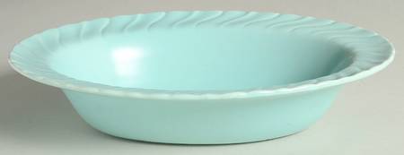 Coronado Aqua Glossy 10" Oval Vegetable Bowl