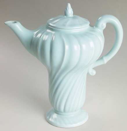Coronado Aqua Glossy Coffee Pot & Lid