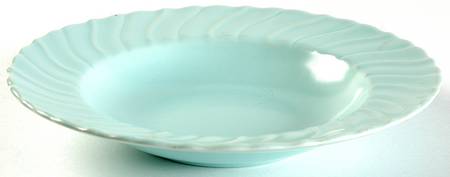 Coronado Aqua Matte Rim Soup Bowl