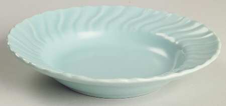 Coronado Aqua Matte Rim Fruit/Dessert (Sauce) Bowl