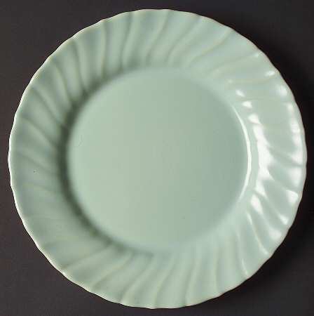 Coronado Aqua Matte Luncheon Plate