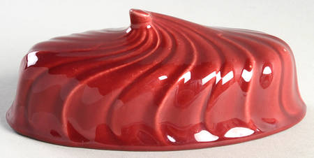 Coronado Burgundy Maroon (Glossy) Lid for 1/4 Lb Butter