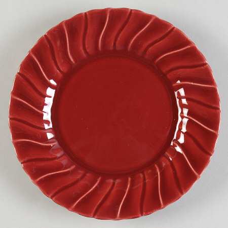 Coronado Burgundy Maroon (Glossy) Salad Plate