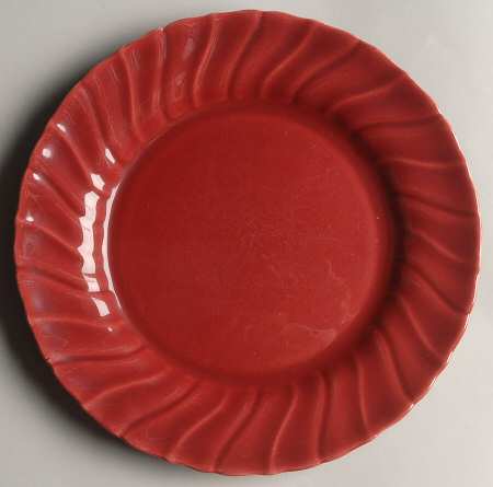 Coronado Burgundy Maroon (Glossy) Luncheon Plate