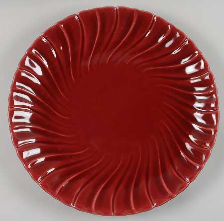 Coronado Burgundy Maroon (Glossy) 13" Chop Plate (Round Platter)