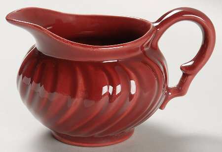 Coronado Burgundy Maroon (Glossy) Creamer