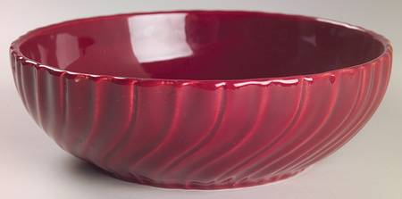 Coronado Burgundy Maroon (Glossy) 7" Round Vegetable Bowl