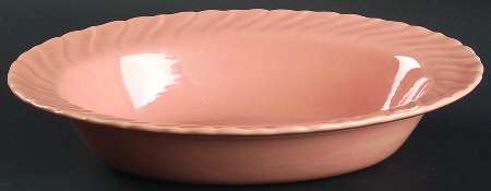 Coronado Coral Beige (Glossy) 10" Oval Vegetable Bowl