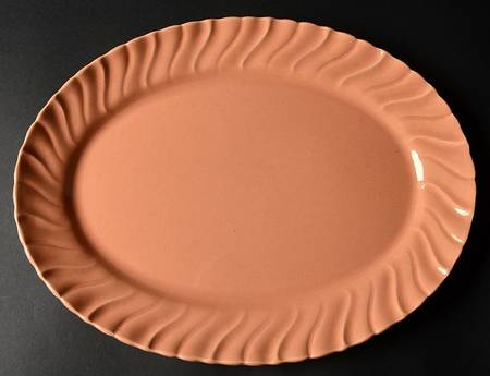 Coronado Coral Beige (Glossy) 15" Oval Serving Platter
