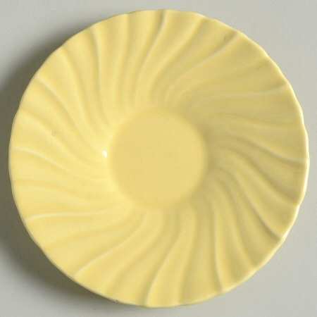 Coronado Yellow Glossy Saucer for Demitasse Cup