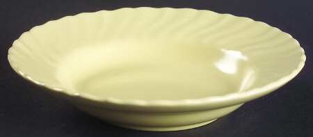 Coronado Yellow Matte Rim Fruit/Dessert (Sauce) Bowl