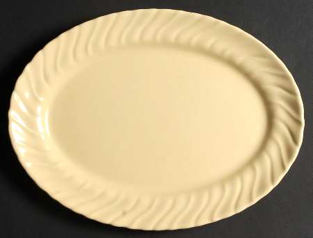 Coronado Yellow Matte 11" Oval Serving Platter
