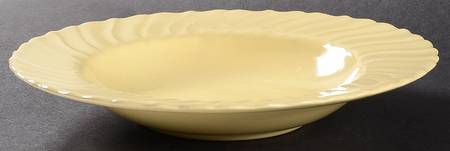 Coronado Yellow Matte Rim Soup Bowl