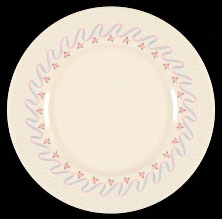 Crinoline (Pink & Blue) Salad Plate