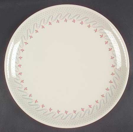 Crinoline (Pink & Blue) 13" Chop Plate (Round Platter)