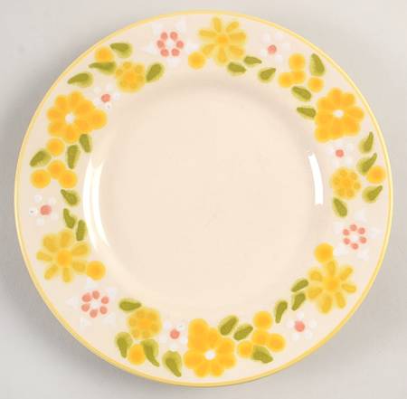 Daisy Wreath Salad Plate